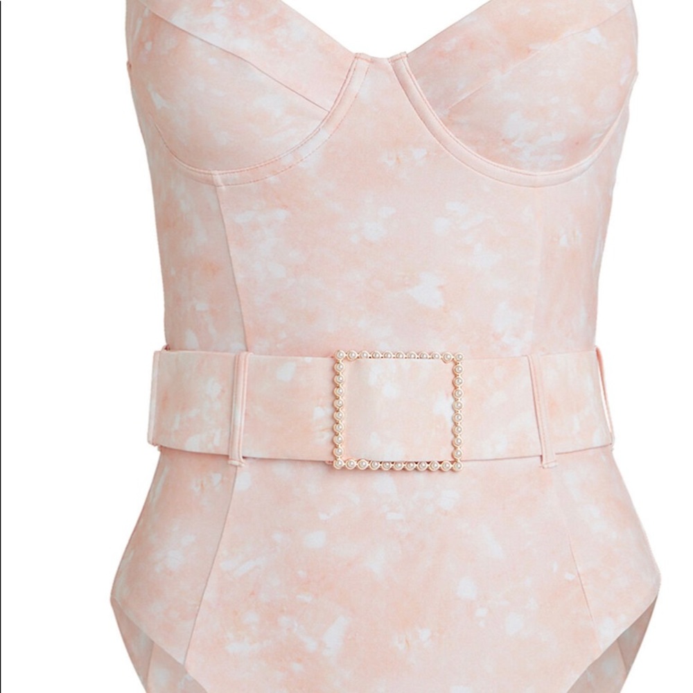 Danielle abstract  Marble One-Piece Swimsuit